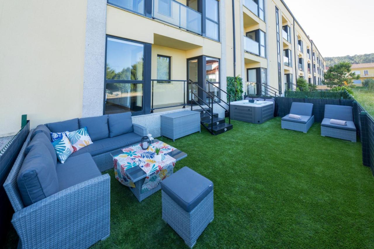Апартаменты Garden Fisterra - Jacuzzi, Jardin Privado Y Vista Mar Экстерьер фото