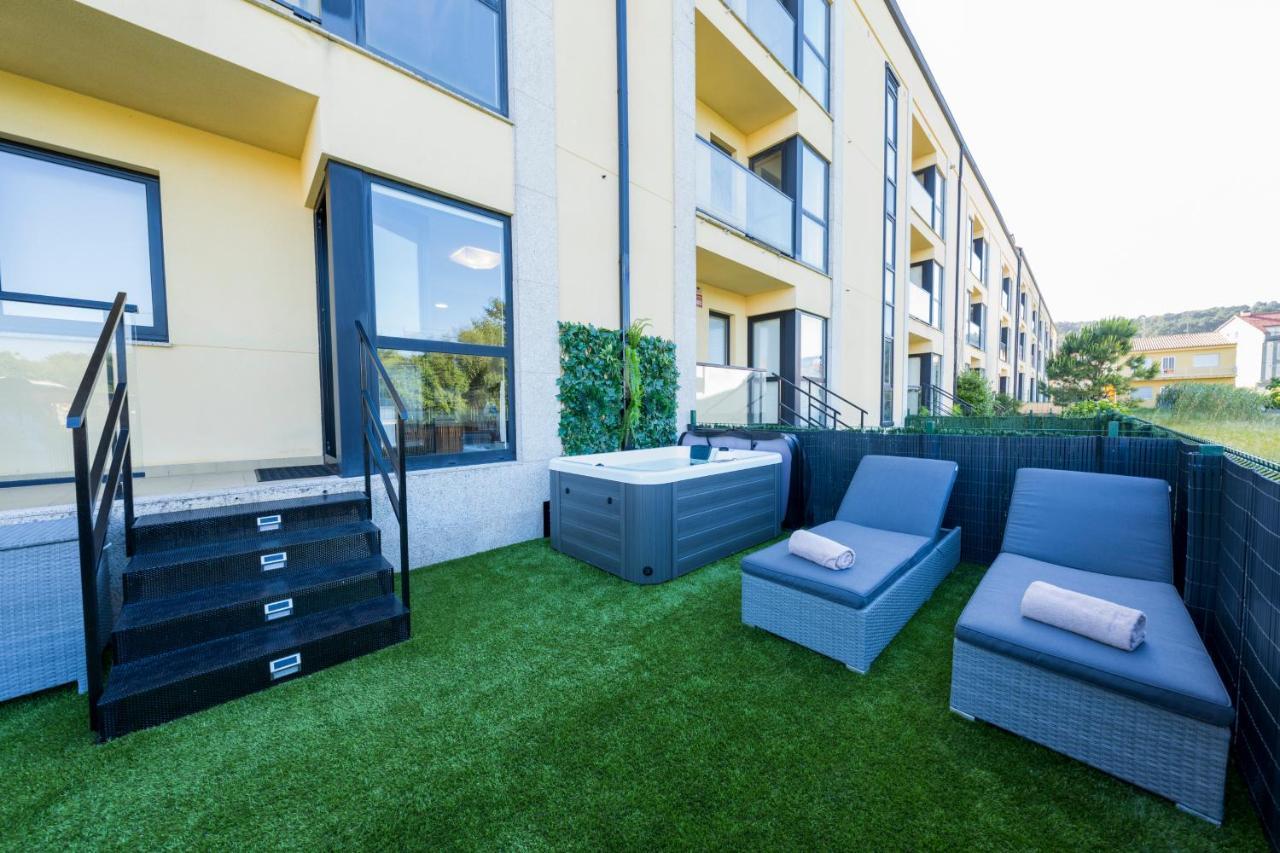 Апартаменты Garden Fisterra - Jacuzzi, Jardin Privado Y Vista Mar Экстерьер фото