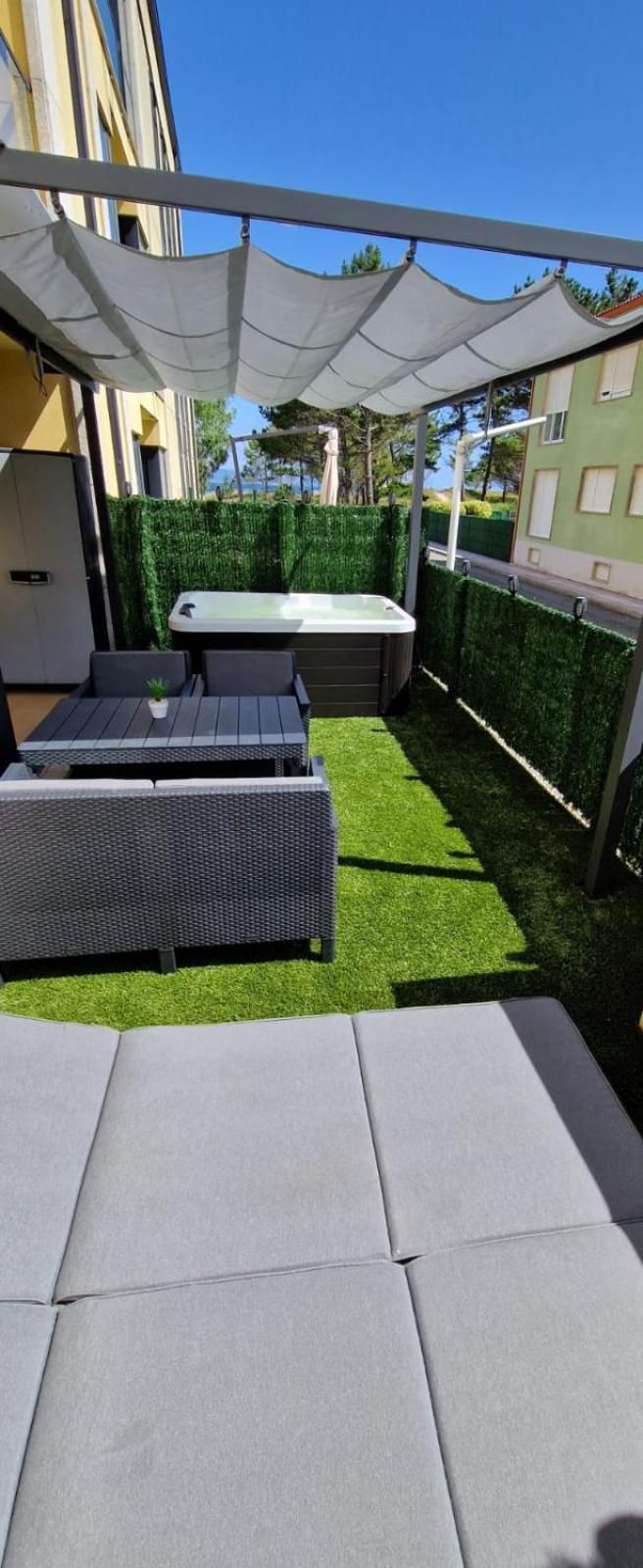 Апартаменты Garden Fisterra - Jacuzzi, Jardin Privado Y Vista Mar Экстерьер фото